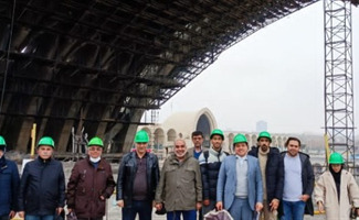 بازدید اعضای کانون از  مصلی تهران 